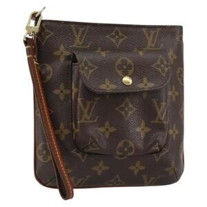 LOUIS VUITTON Monogram Partition Pouch M51901 LV Auth 161165